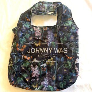 Johnny Was CA Botanical Foldable/Reusable Grocery Shopping Bag Tote Floral Nylon